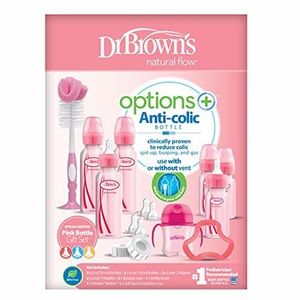 Dr. Brown's Options+ Baby Bottles Pink Gift Set